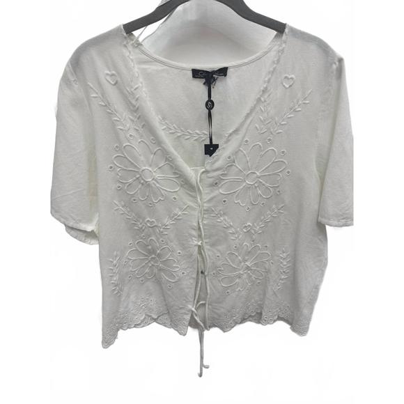 NEW CHARLIE B white eyelet in white - Picture 1 of 1
